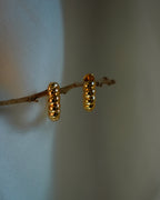 FLORA-Minimal Gold Hoop Earrings for Women | Everyday Lightweight Hoops