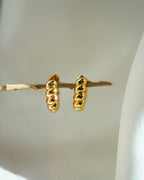 FLORA-Minimal Gold Hoop Earrings for Women | Everyday Lightweight Hoops