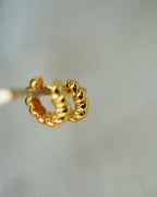 FLORA-Minimal Gold Hoop Earrings for Women | Everyday Lightweight Hoops
