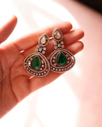 ZIKHIN- Regal Splendor Emerald and Diamond Necklace Set