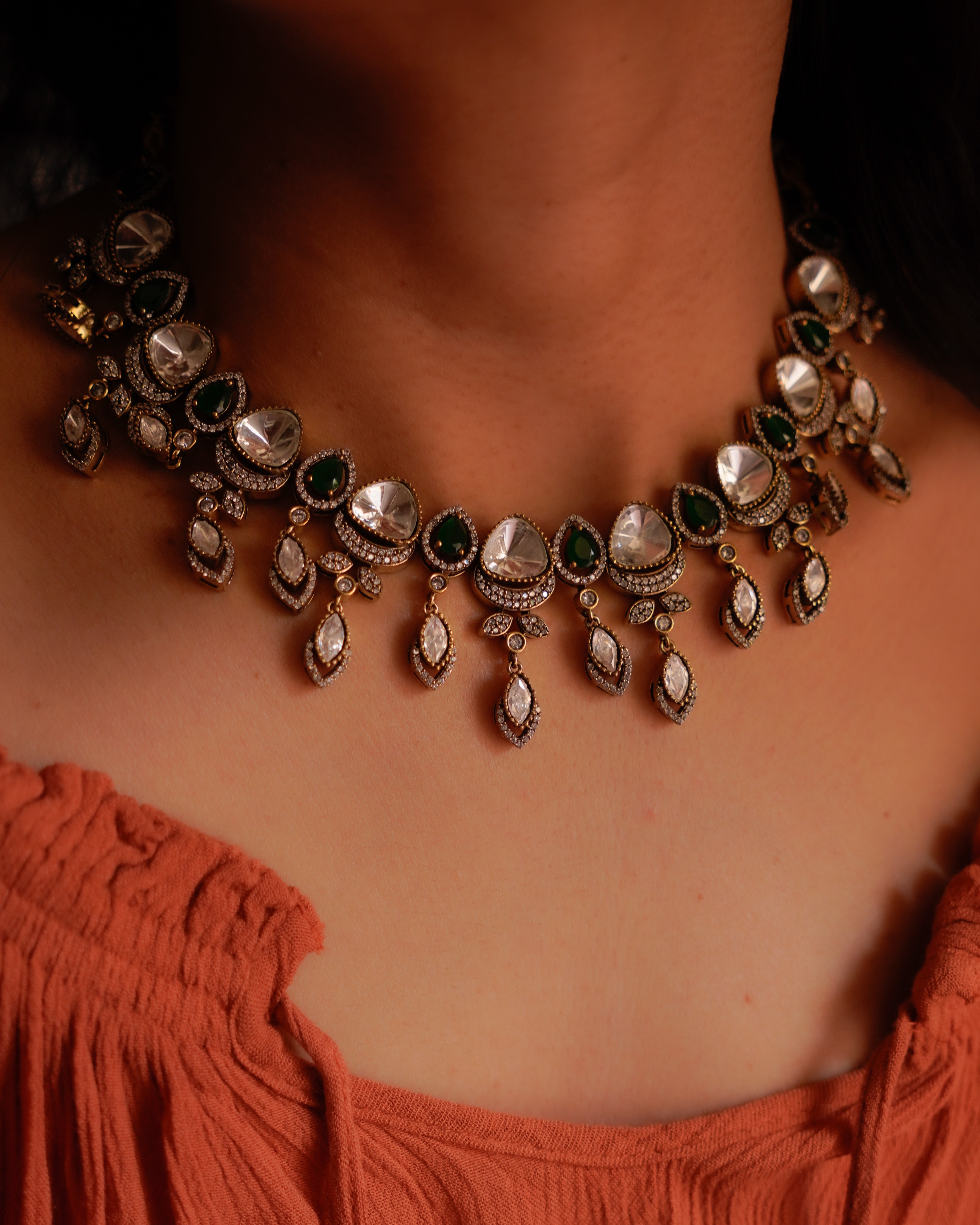 ROOP- Exquisite Handmade Choker Necklace with Intricate Design