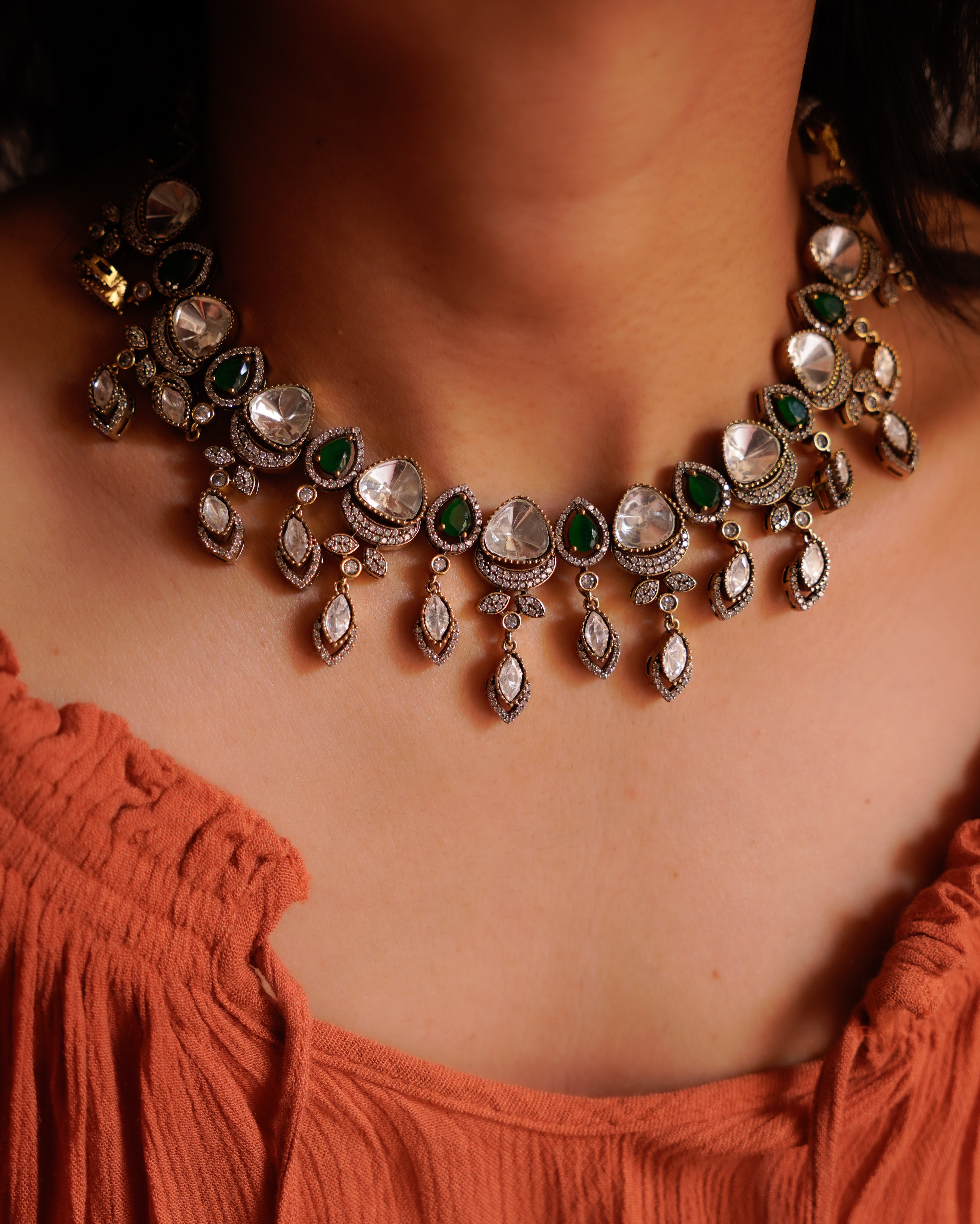 ROOP- Exquisite Handmade Choker Necklace with Intricate Design