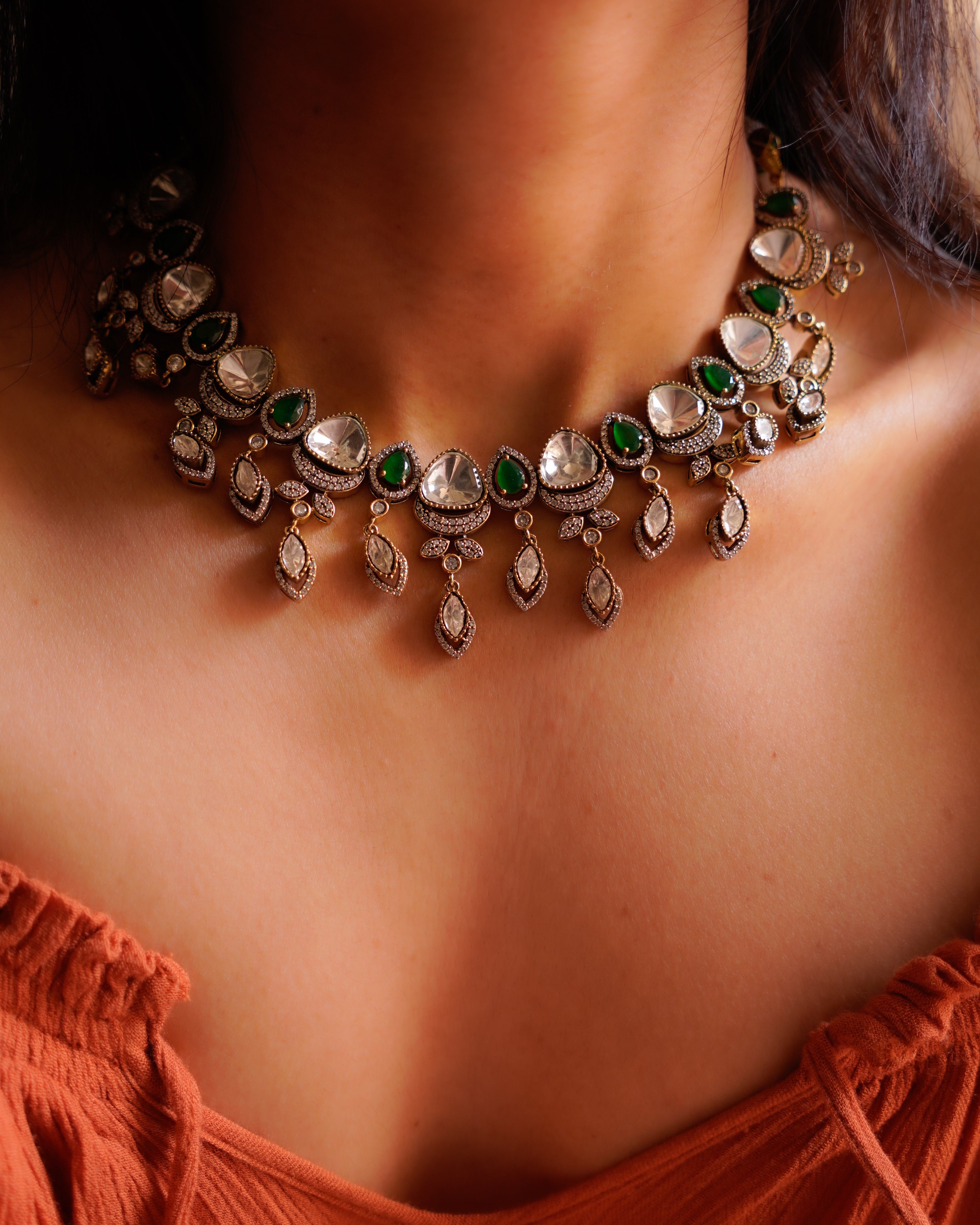 ROOP- Exquisite Handmade Choker Necklace with Intricate Design