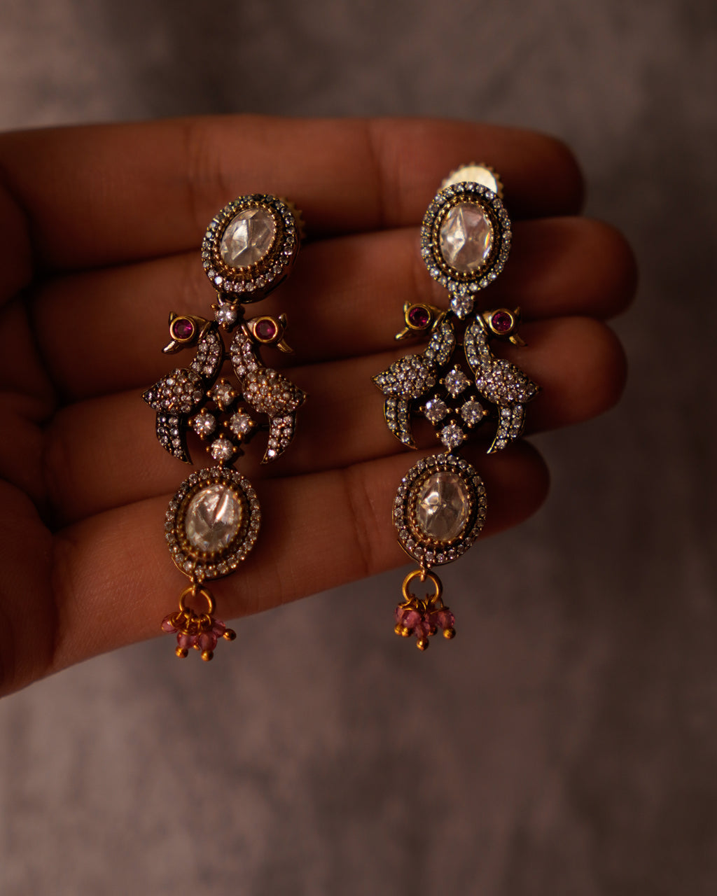 ZIKHIN- Peacock Motif Necklace