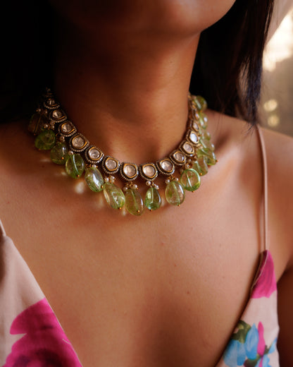 ZIKHIN- Exquisite Jewelry Set with Beads and Pearls