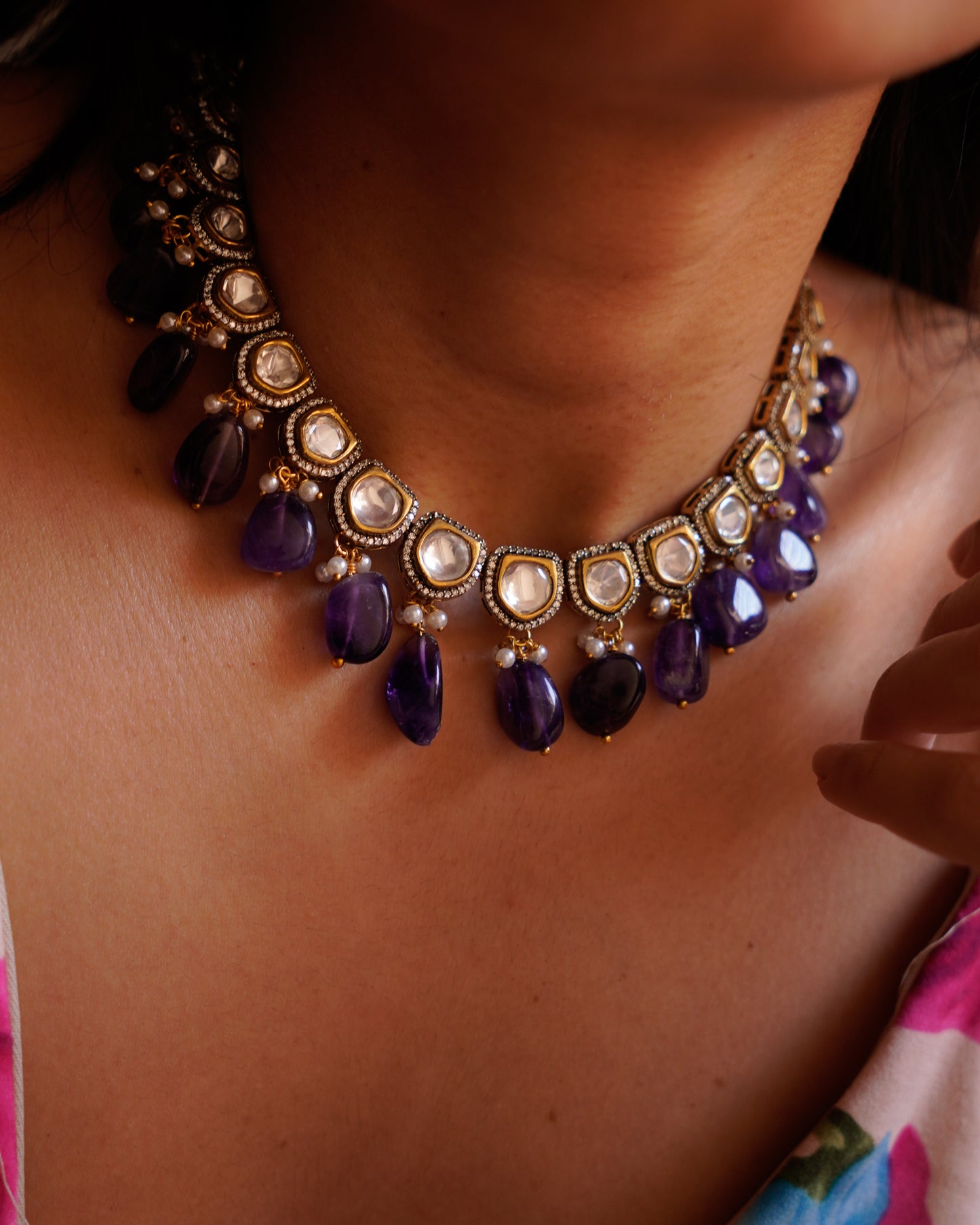 ZIKHIN- Exquisite Jewelry Set with Beads and Pearls