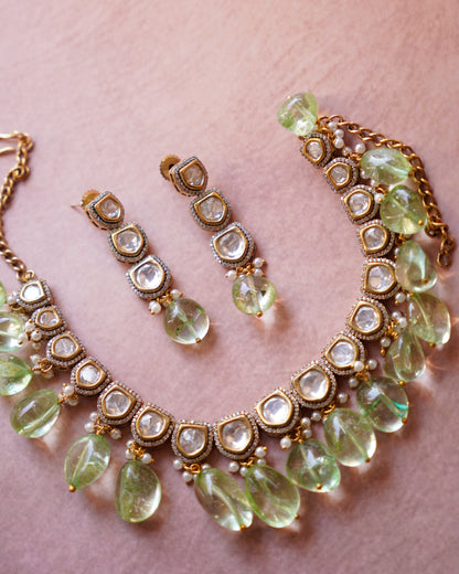 ZIKHIN- Exquisite Jewelry Set with Beads and Pearls