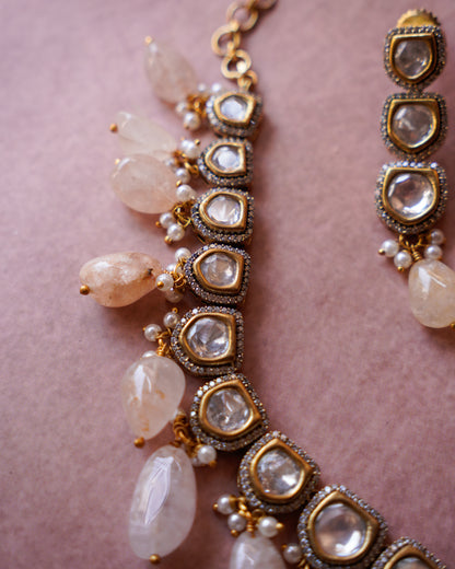 ZIKHIN- Exquisite Jewelry Set with Beads and Pearls