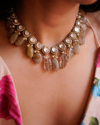 ZIKHIN- Exquisite Jewelry Set with Beads and Pearls