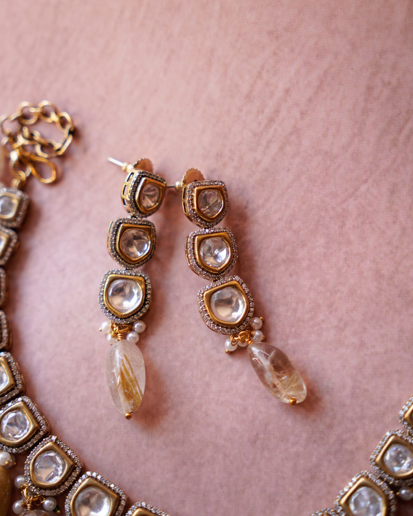 ZIKHIN- Exquisite Jewelry Set with Beads and Pearls