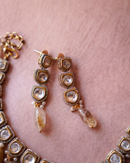 ZIKHIN- Exquisite Jewelry Set with Beads and Pearls