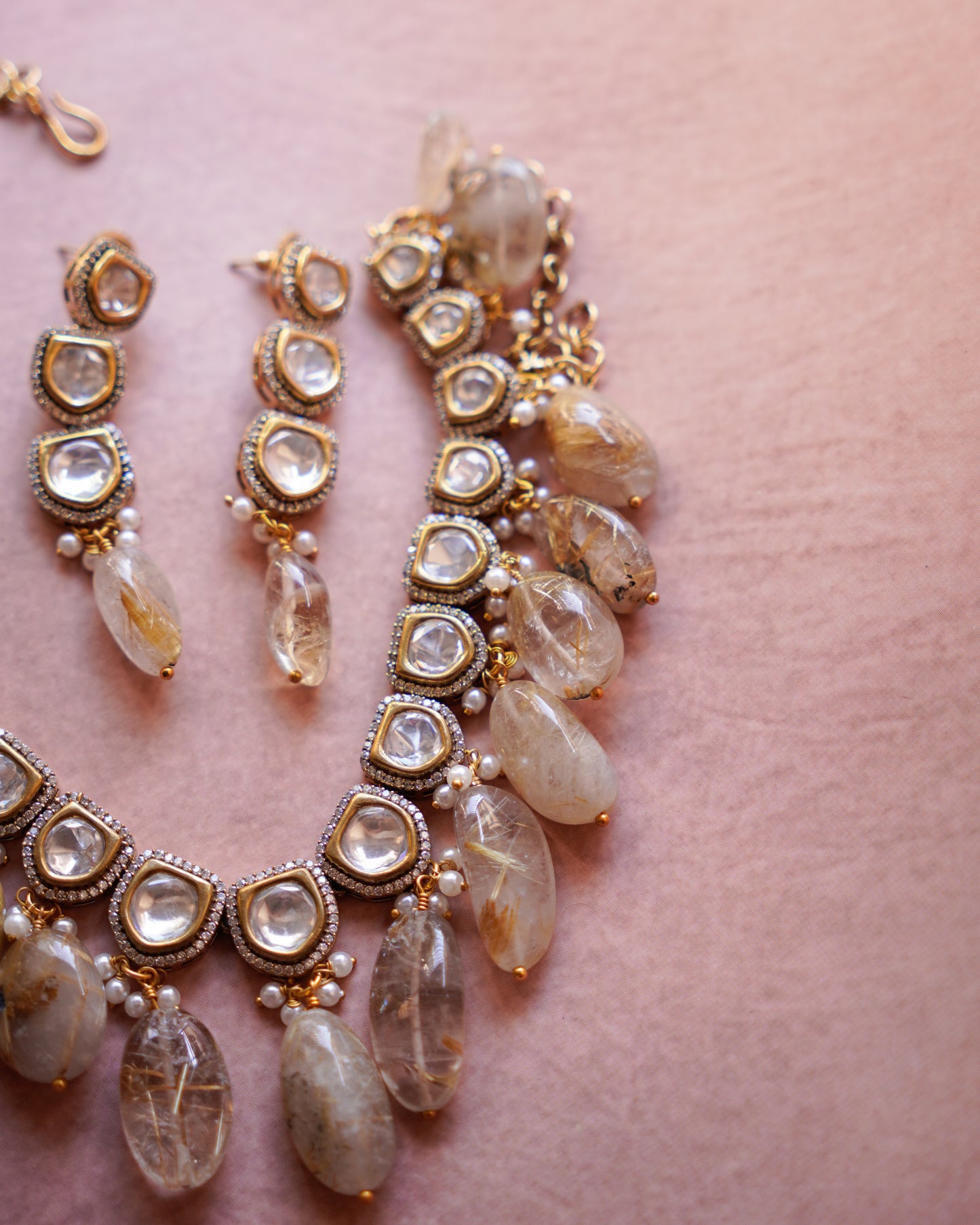 ZIKHIN- Exquisite Jewelry Set with Beads and Pearls