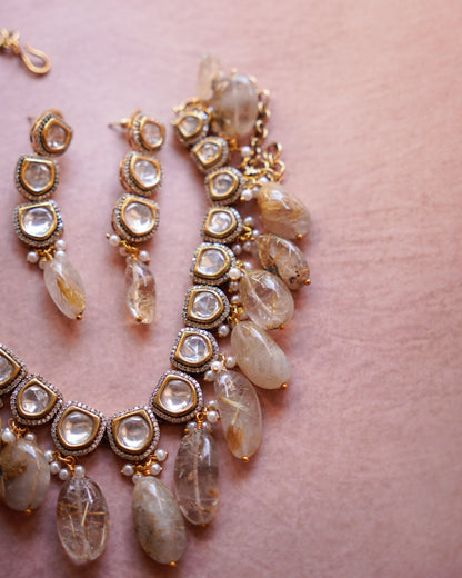 ZIKHIN- Exquisite Jewelry Set with Beads and Pearls