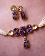 ZIKHIN- Royalty Necklace Choker Set