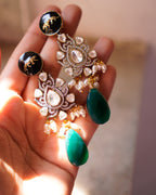 ZIKHIN- Royal Queen Kundan Necklace Set