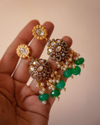 ZIKHIN- Beautiful Palki Stonework Kundan Choker Set