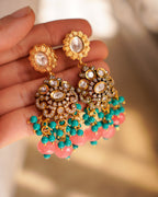 ZIKHIN- Beautiful Palki Stonework Kundan Choker Set
