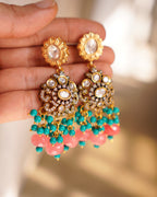 ZIKHIN- Beautiful Palki Stonework Kundan Choker Set