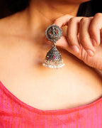 Anassa- Divine Laxmi's Pearl Temple Necklace Set