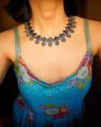 Anassa-Devi Coin Flower Necklace Set