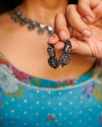 Anassa-Devi Coin Flower Necklace Set