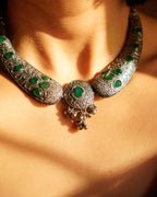 Anassa -Floral Folk Necklace Set