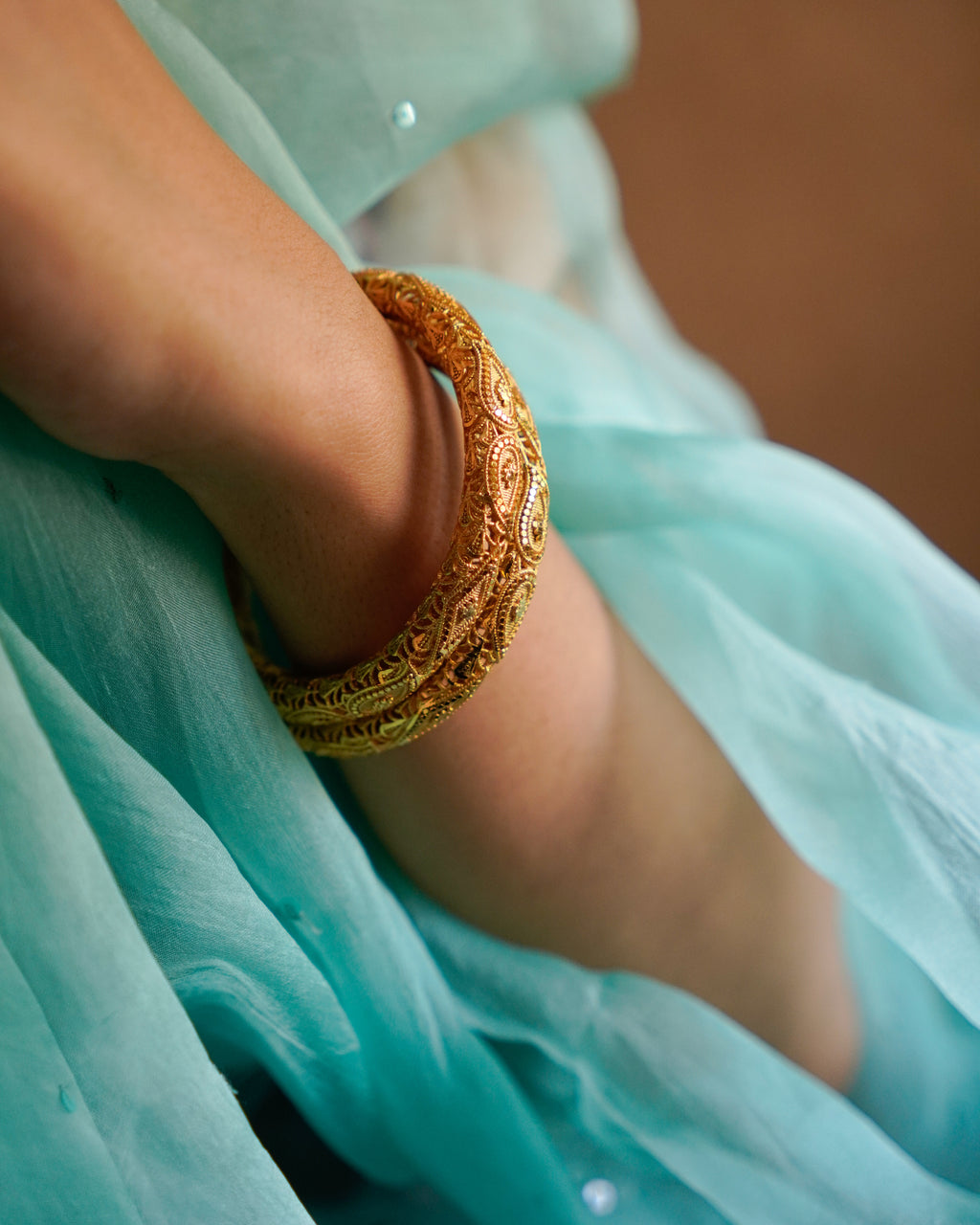 ORO- Gold Paisley Bangles