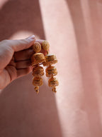 ORO-Goddess Jhumka Earrings