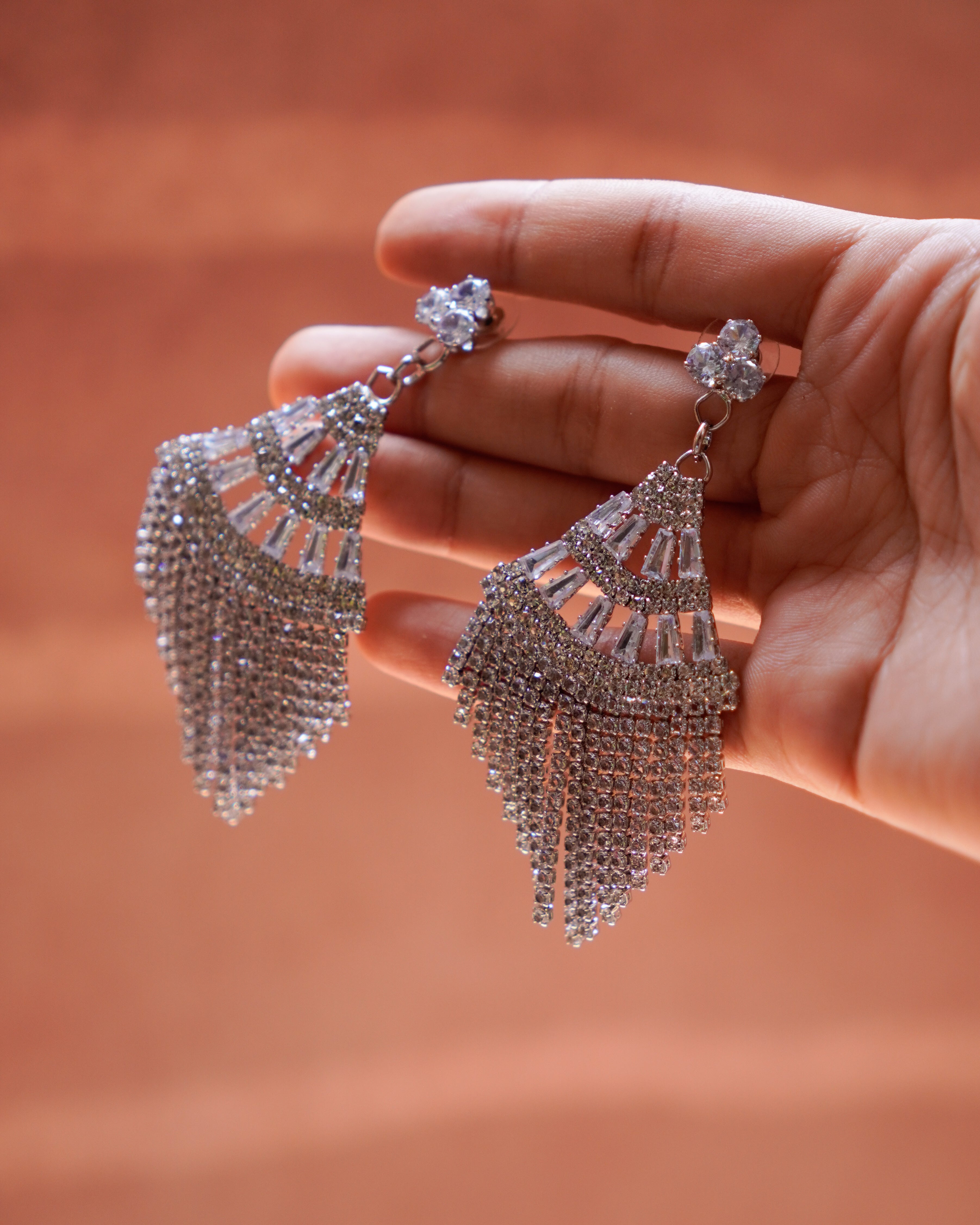 Crystal studded fashion Earrings