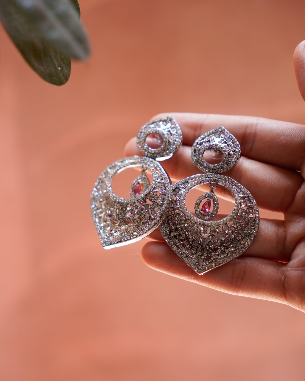 Elegant Silver  Drop Earrings