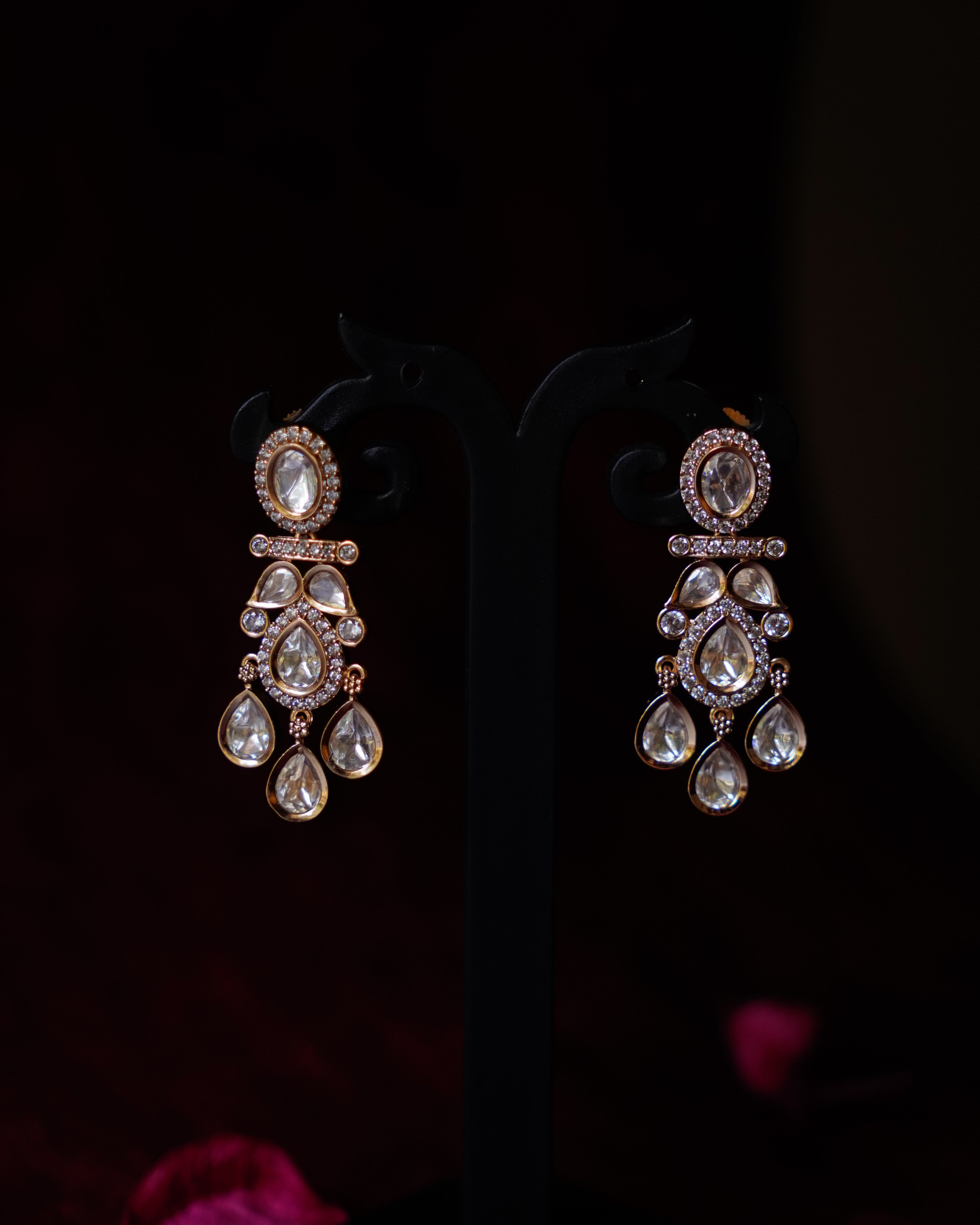 ROOP-Ethereal Luxe Statement Earrings