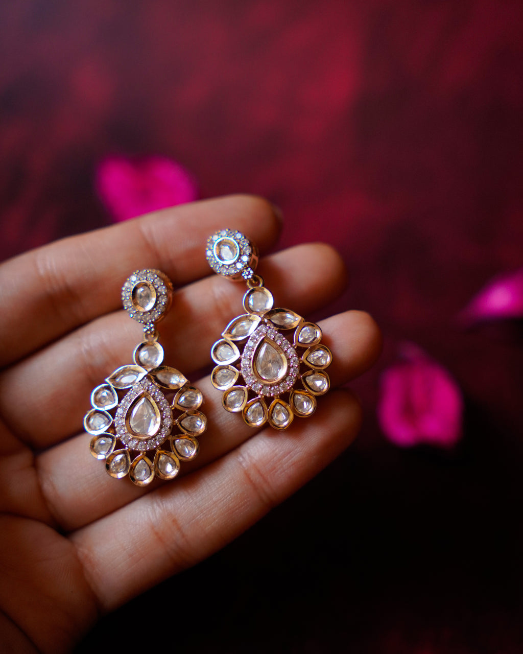 ROOP-Luxury Teardrop Earrings