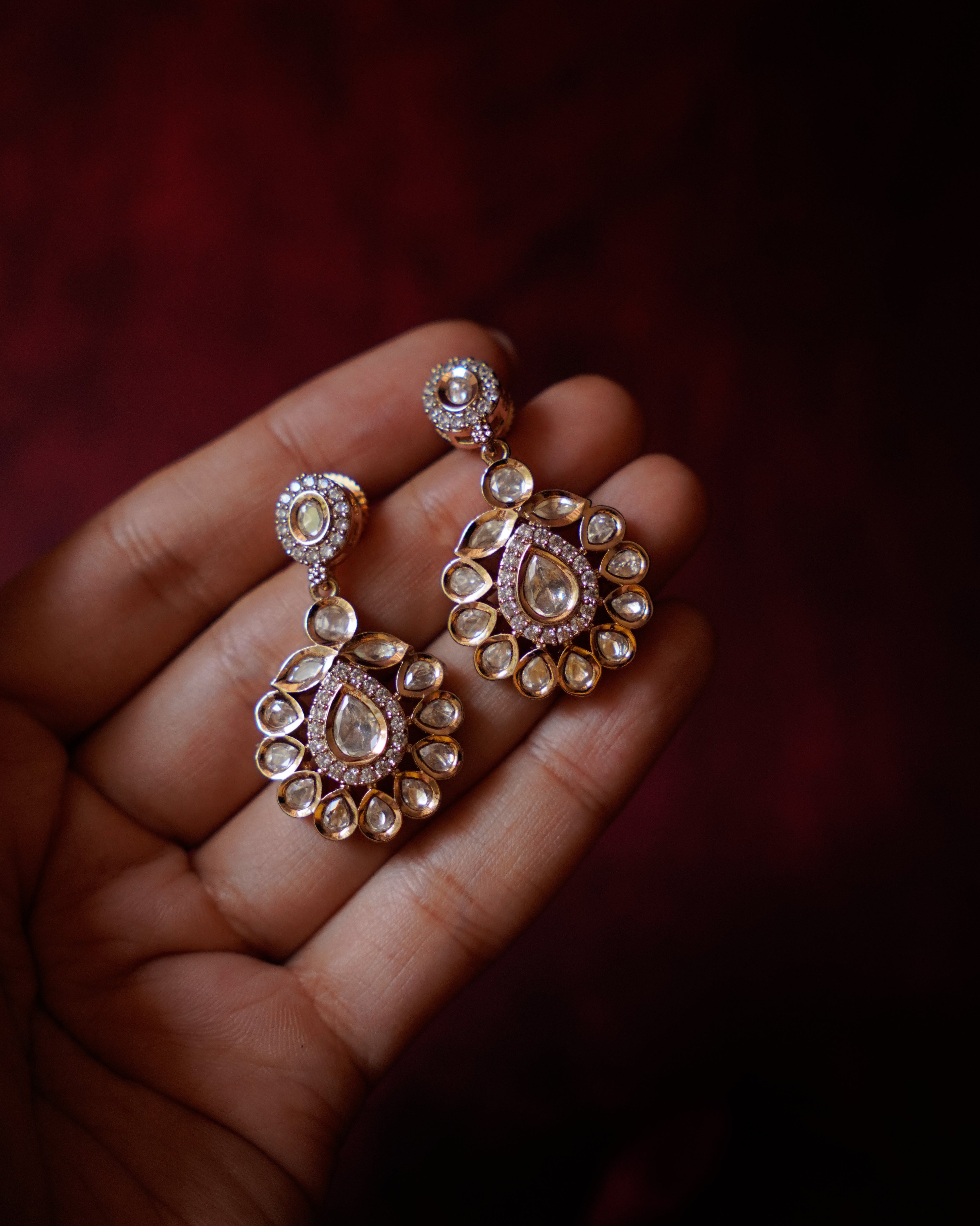 ROOP-Luxury Teardrop Earrings