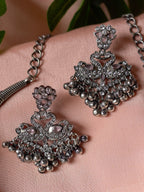 Anassa-Floral Peacock Folk Necklace Set