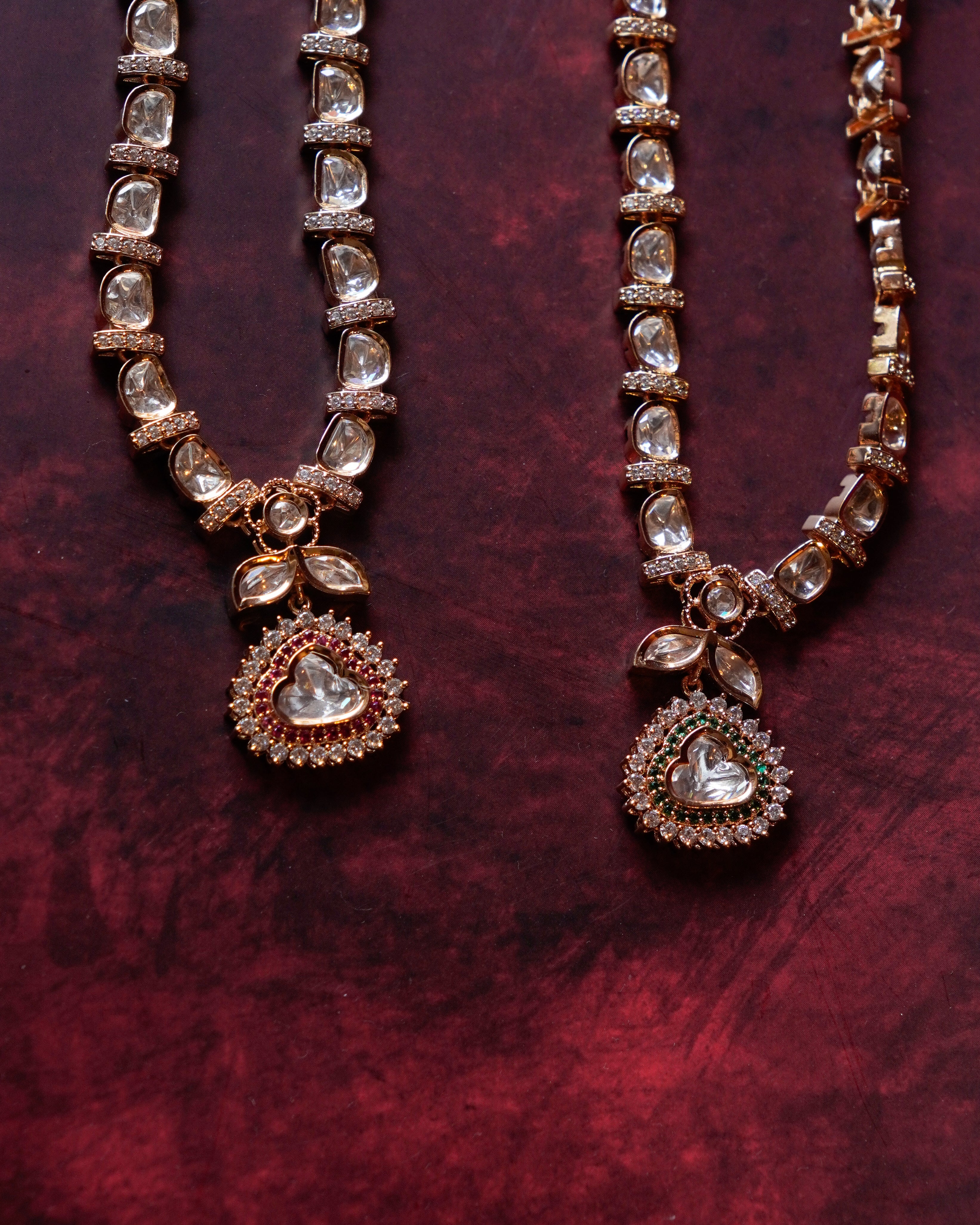 ROOP- Royal Charm Gold Plated Necklace Set