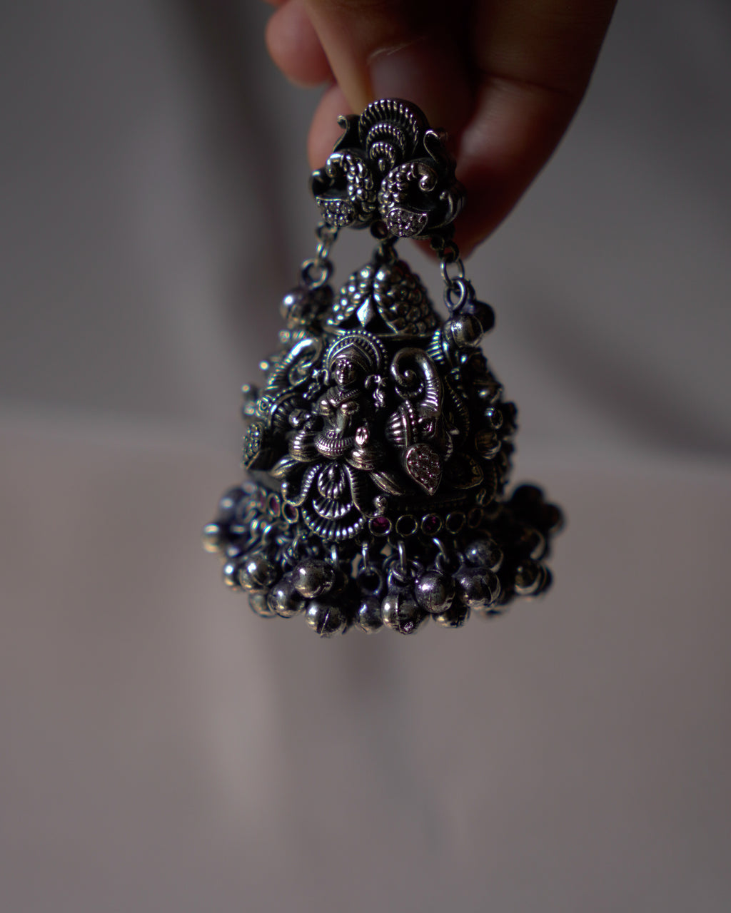 Anassa-Stunning Goddess Jhumka Earrings
