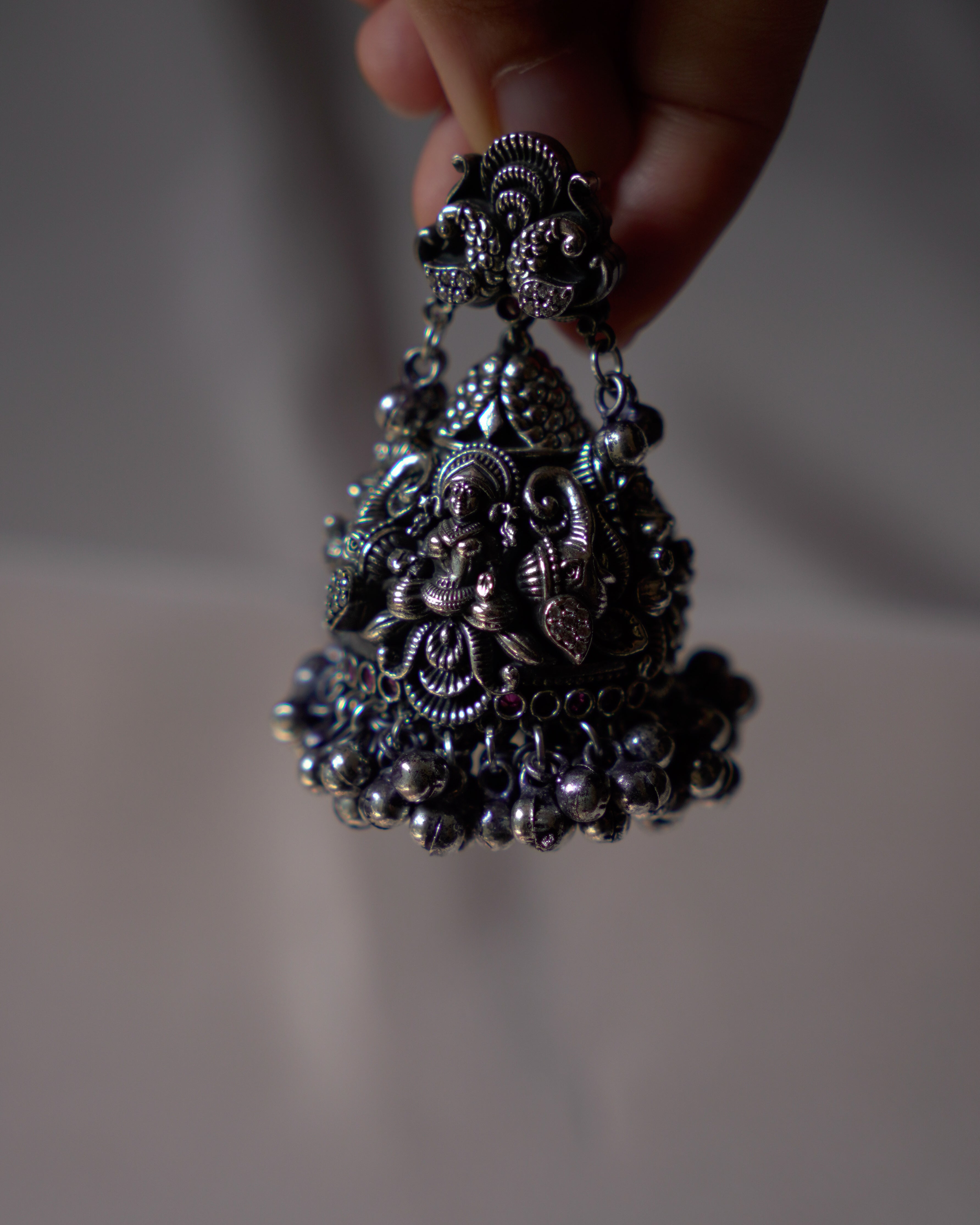 Anassa-Stunning Goddess Jhumka Earrings