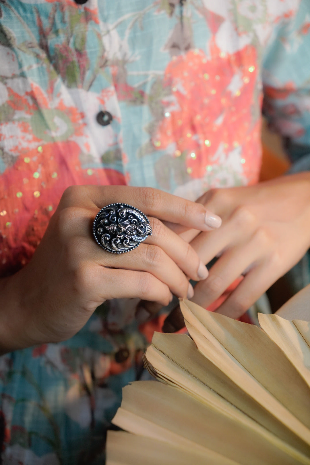 Anassa-Krishna Serenade Captivating Ring