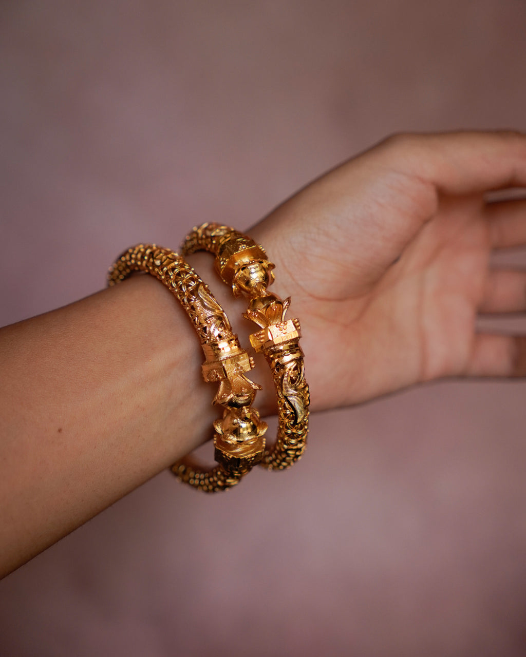 ORO-Traditional Gold Plated Bangles