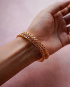 ORO- Beautiful AD Gold Plated Bangles