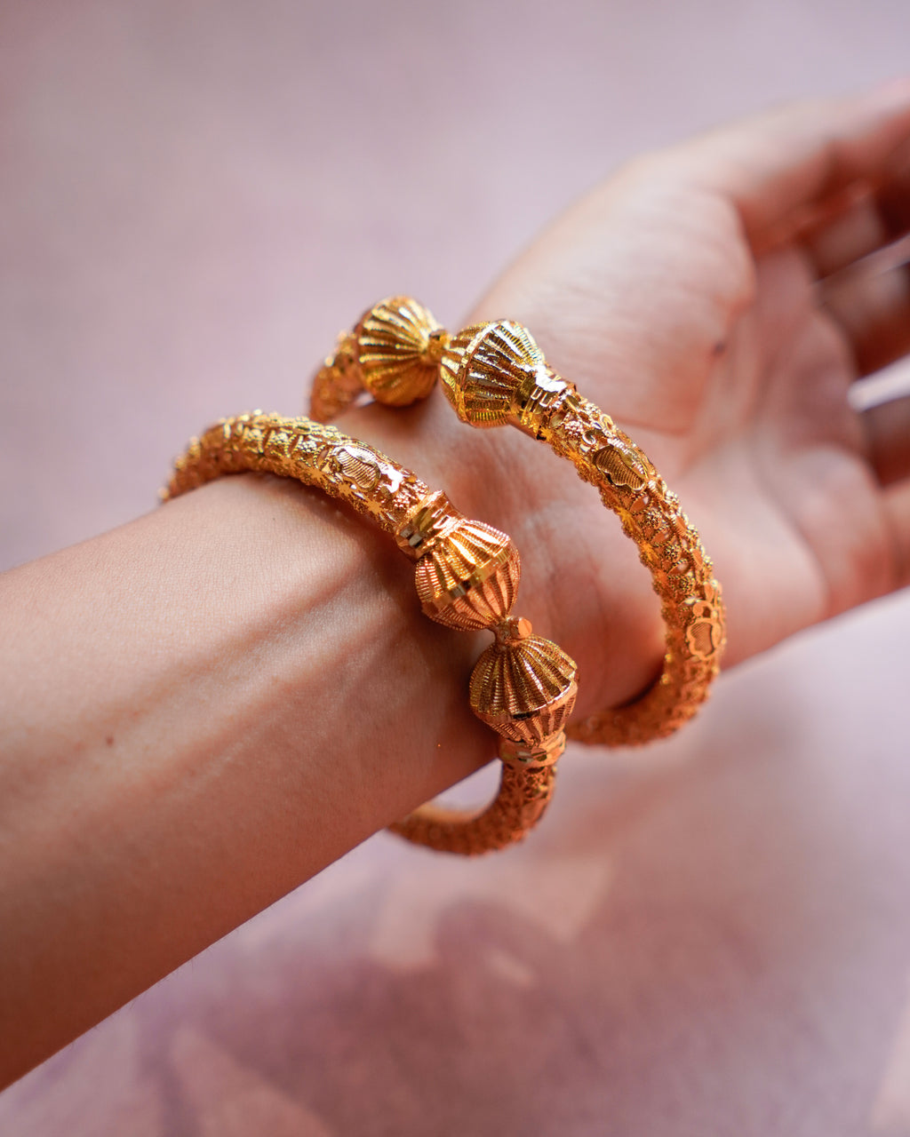 ORO-Gold Traditional Bangles