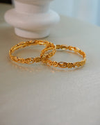 ORO-Gold Churi Bangles