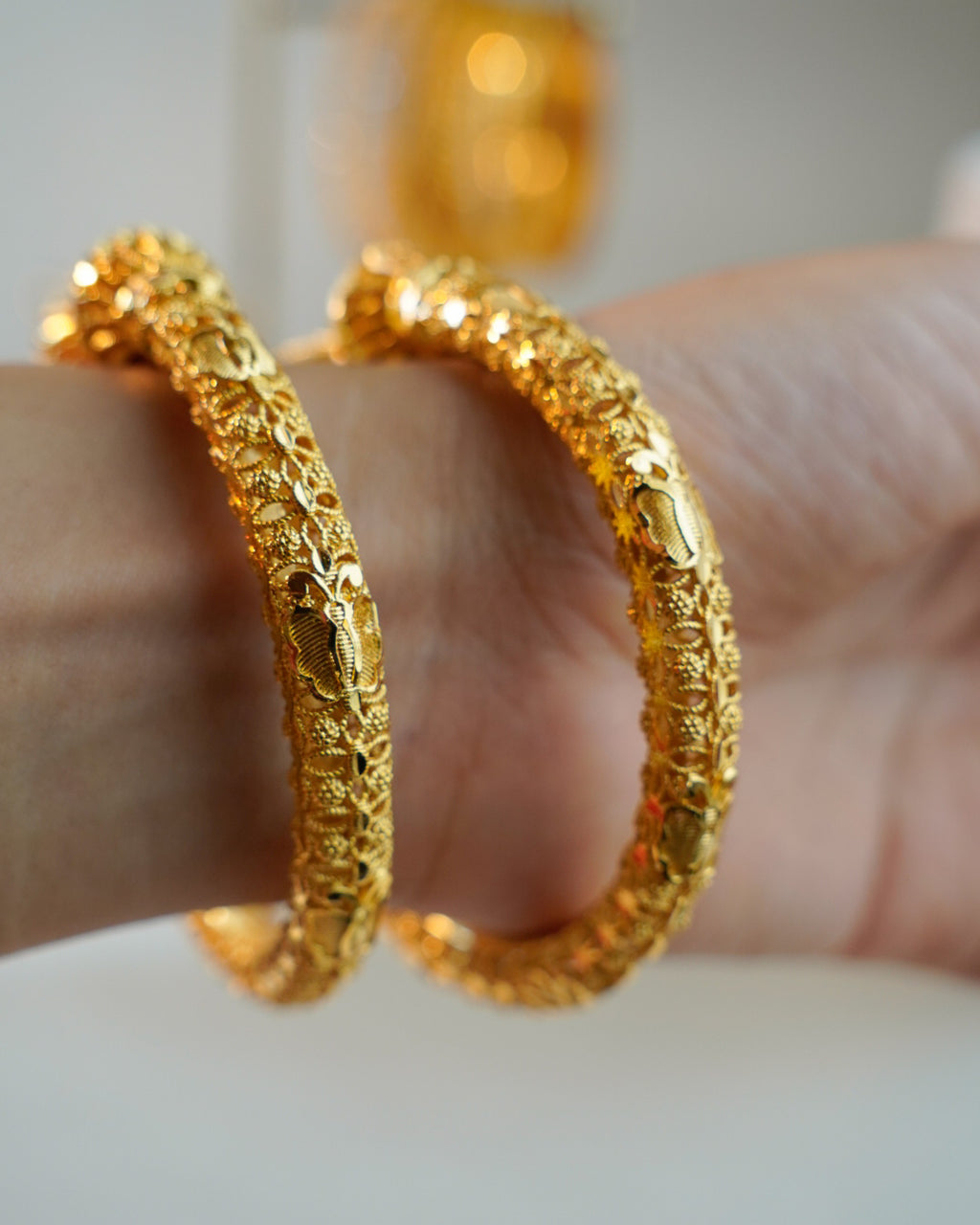 ORO-Gold Traditional Bangles