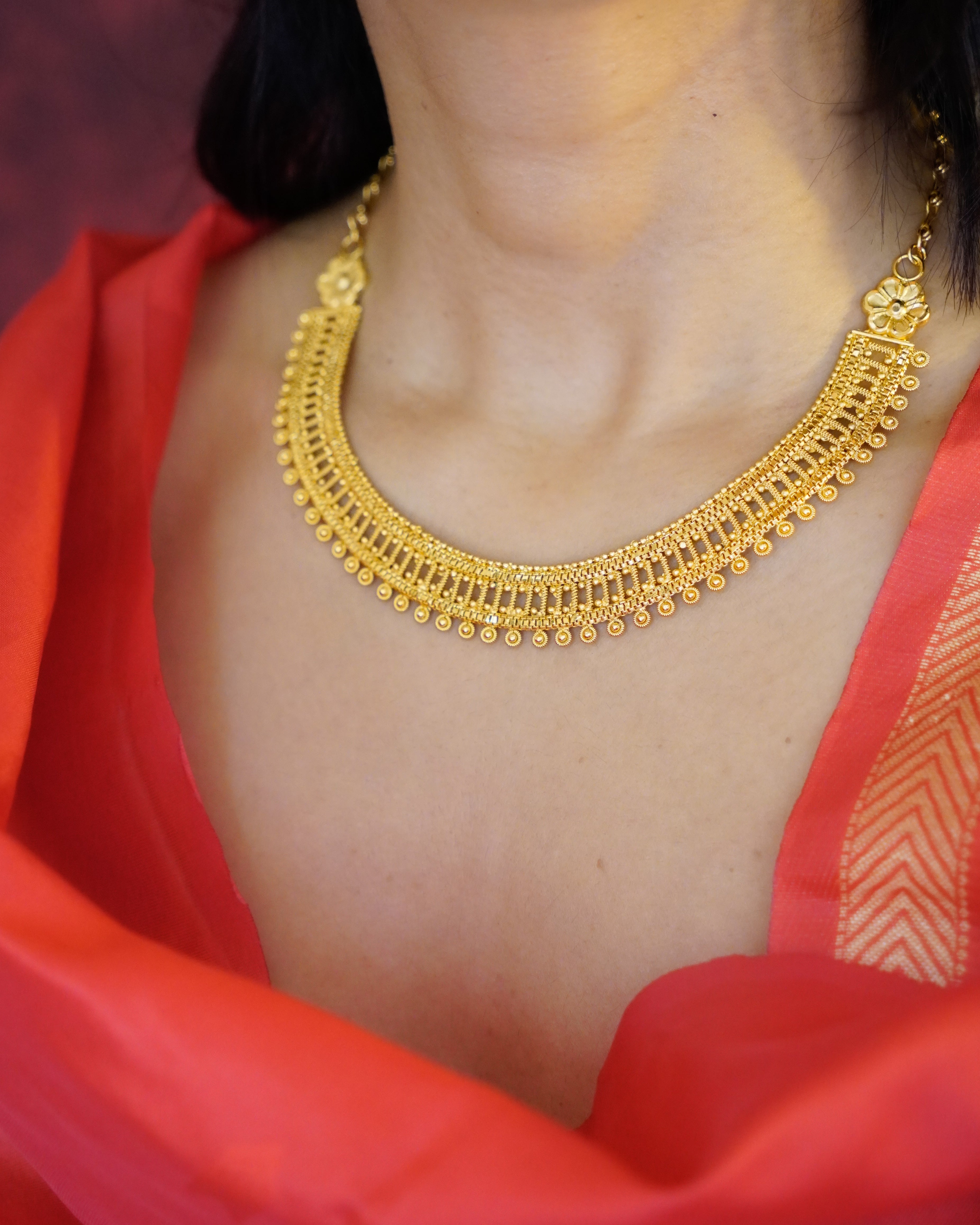 ORO-Majestic Gold Necklace Set
