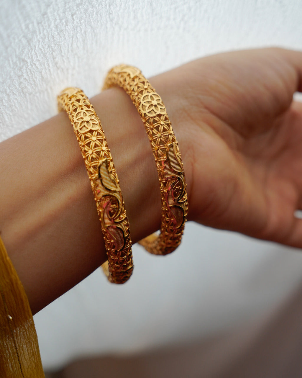 ORO-Traditional Gold Plated Bangles