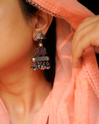 Anassa-Bird Motif Stone Earrings