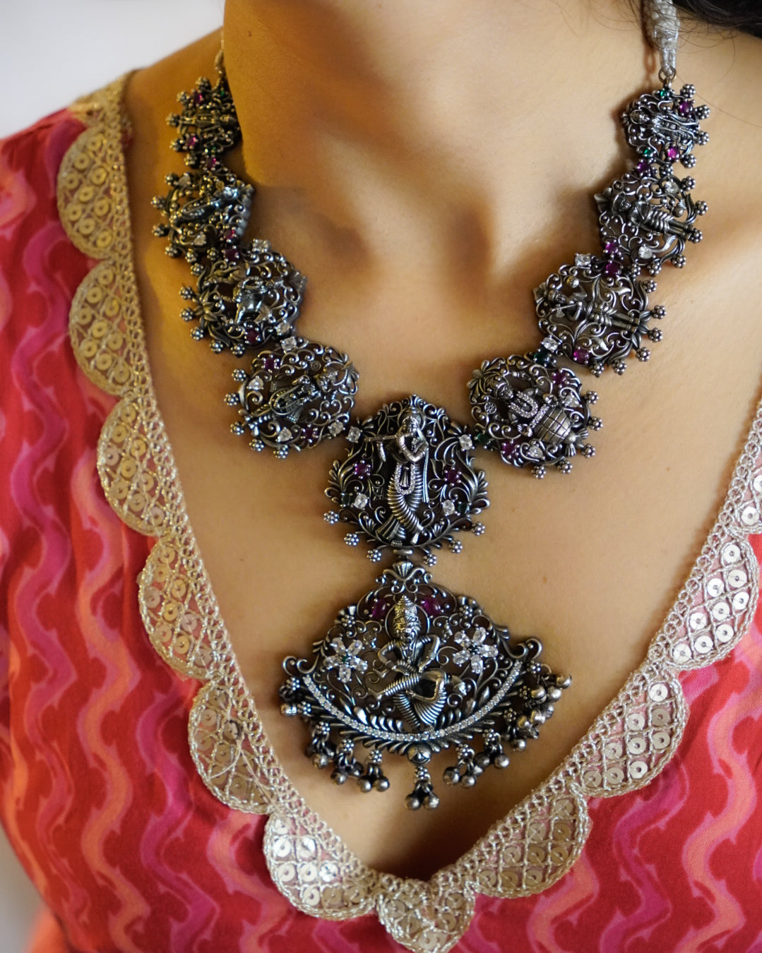 Anassa- Goddess Long Necklace Set