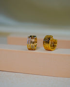 ORO- Intricate Minimal Hoops Earrings