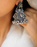 Anassa-Stunning Goddess Jhumka Earrings