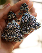 Anassa-Stunning Goddess Jhumka Earrings